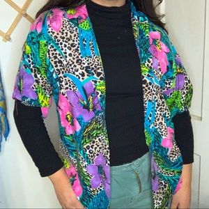 Topson downs  80’s Hawaiian retro print shirt